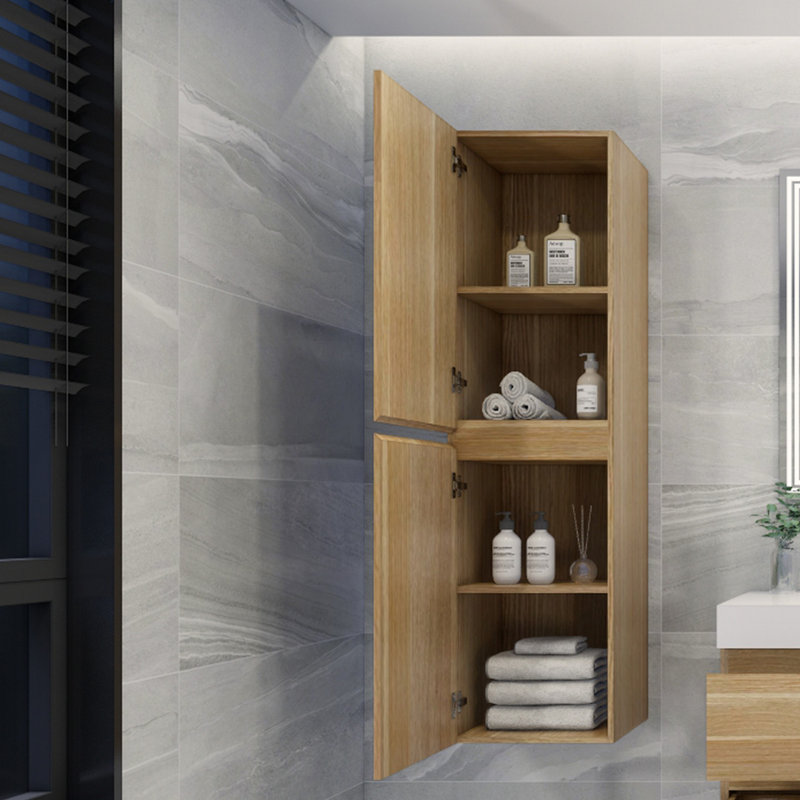 Blas Linen Cabinet, White Oak