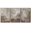 Ensemble de 3 pommes de pin antiques I encadrées sur toile-97759364-97759366