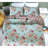 Patchwork Floral Reversible Quilt Set 100% Cotton 3 Piece Lightweight Comforter Bedding Set-1589458126-1586769035
