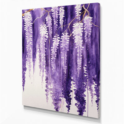 Watercolor Botanical 17 Beige Canvas Wall Art