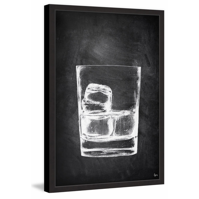 " Glass Tumbler ", 30" H x 20" W x 1.5" D
