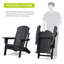 Ensemble de 2 chaises pliantes pour l'extérieur Adirondack