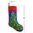 Christmas Tree Embroidered Needlepoint Stocking