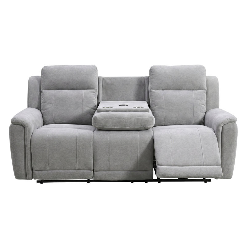 Sumana 3 Seater Reclining Sofa, Grey