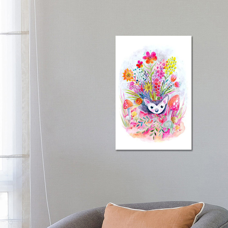 Hedgehog by Stephanie Corfee - Wrapped Canvas Gallery-Wrapped Canvas Giclée, 66.04cm H x 45.72cm W