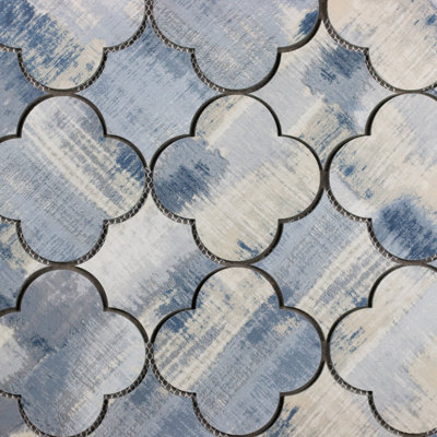 Carreau de mosaïque en verre 6 po x 6 po Tuscan Design