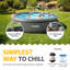 Piscine hors-sol gonflable à anneau annelé 15 pi x 36 po Funsicle avec pompe-129631621-129631622