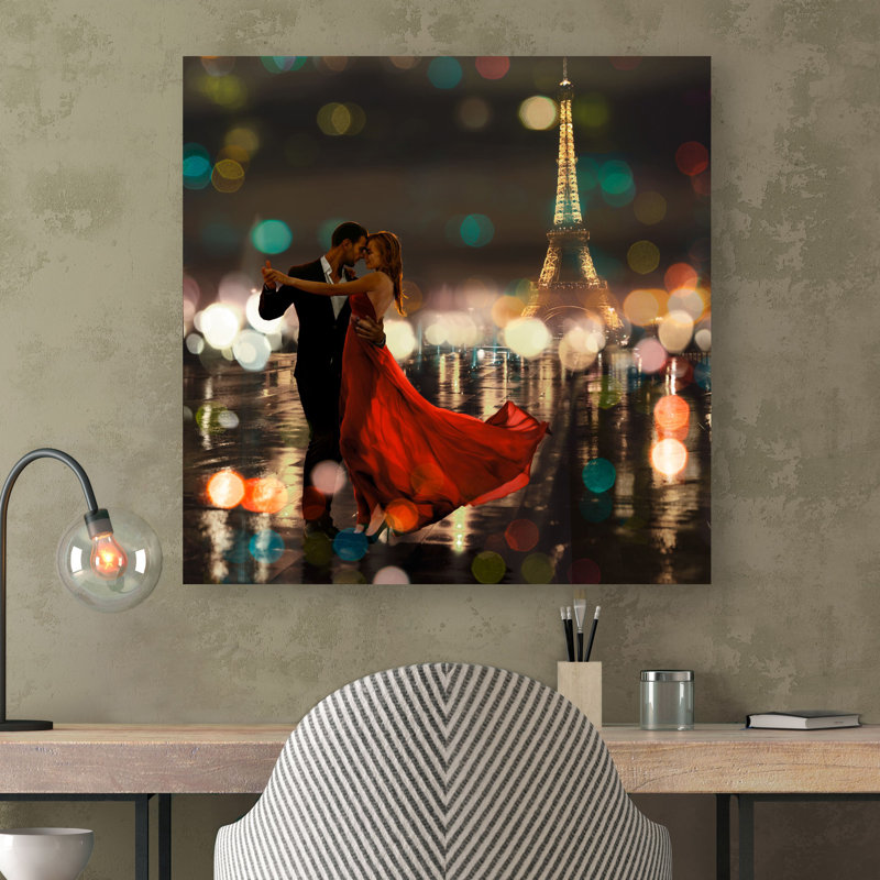 Midnight In Paris by Dianne Loumer - Wrapped Canvas Print, 70cm H x 70cm W x 4cm D