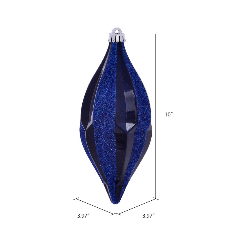 Ornement de Noël 10 po, Bleu minuit