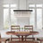 Duvernay 8 - Kitchen Island Rectangle Chandelier with Crystal Accents
