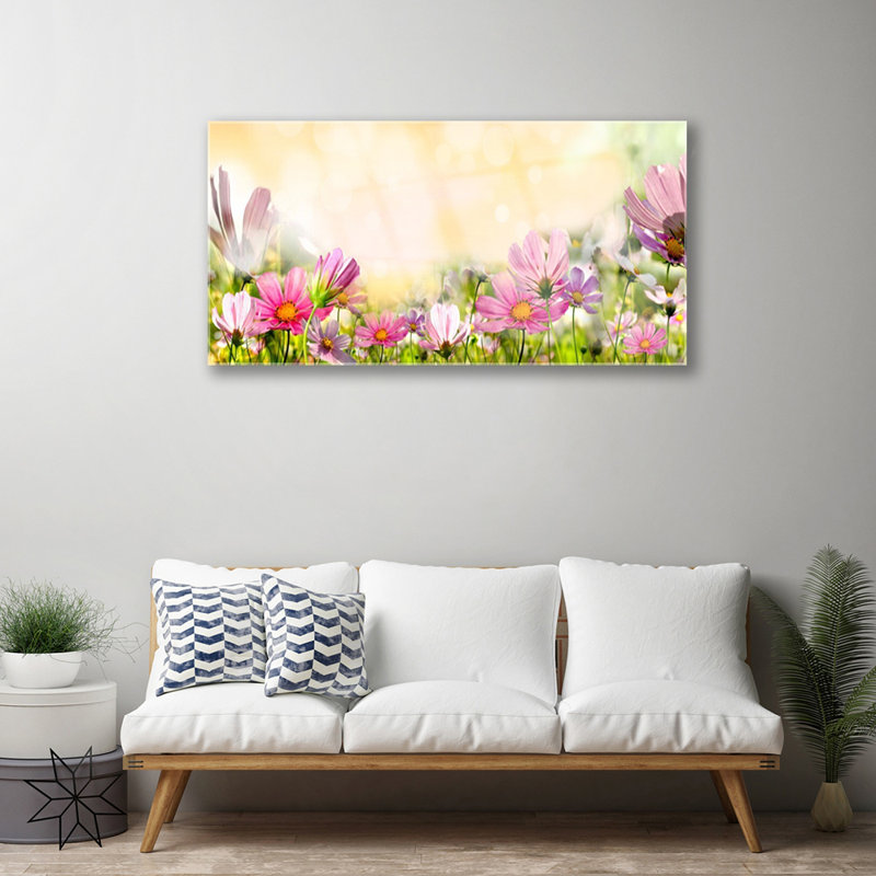 Nature Flowers - Unframed Photograph on Glass