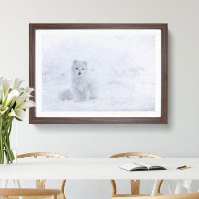 Arctic Snow Fox Vol.1 - Picture Frame Painting