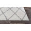 Tapis blanc à poil long à motif marocain performance Darryll-23514504
