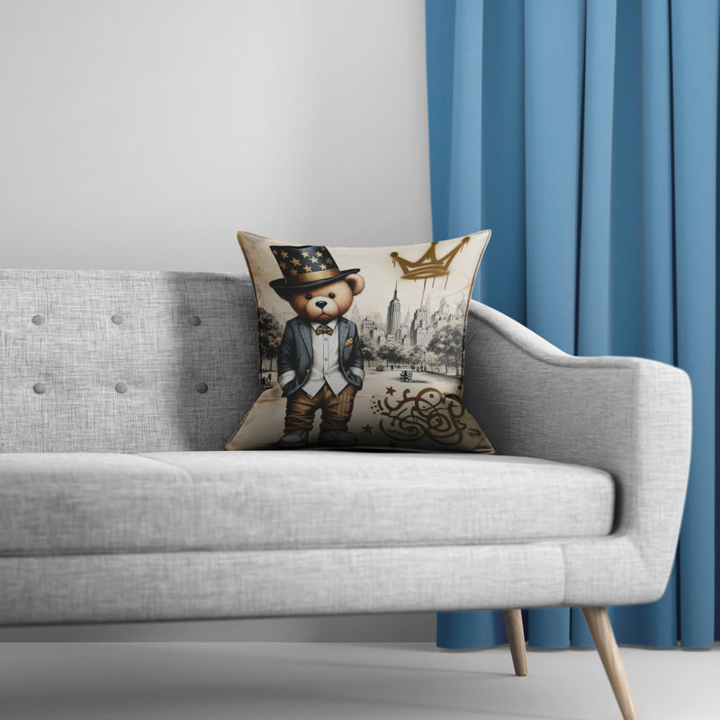 Abstract Throw Pillow