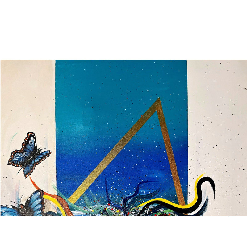 Exotic India Blue Butterflies : Symbol Of Change Or Rebirth | Acrylic ...