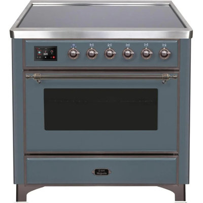 ILVE Majestic II Series 36 inch Induction Range with 5 Induction Elements (Glass Door)