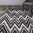 Sanyla Hand Tufted Wool Chevron Rug-927376486