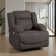 Herriman 36"W Padded Arm Microfiber Push Button Power Recliner