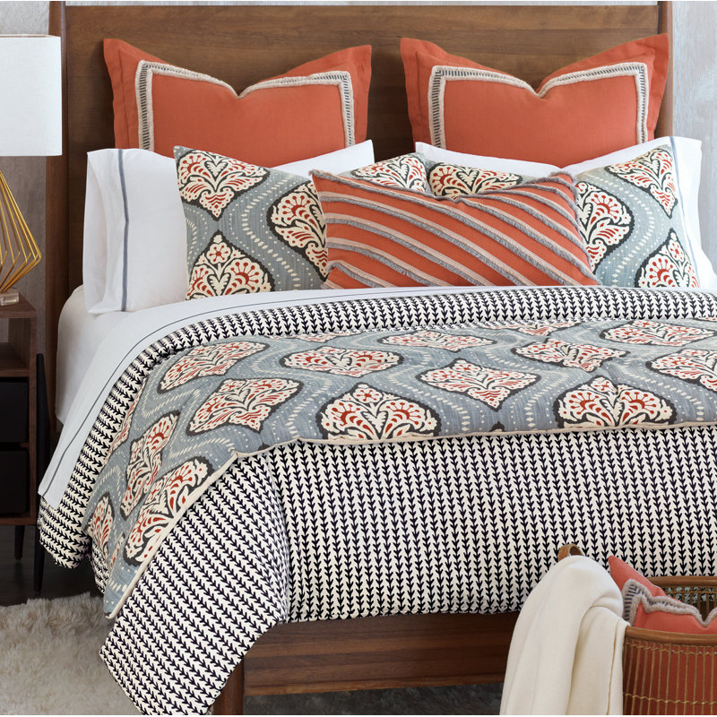 Bowie Modern & Contemporary Cotton Geometric Shapes Duvet Cover, Twin