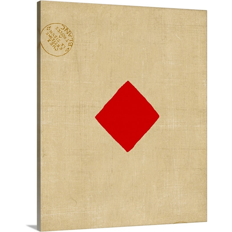 « Small Diamond » par vision studio-impression, Toile tendue, H 45 po x l 36 po x P 1,25 po
