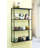 Wall-Mounted Steel Shelving Unit For Kitchen Storage And Display - Durable And Versatile Organizer
