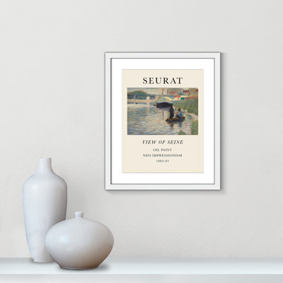 Old Masters Collection "View of Seine" Print