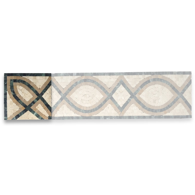 6" x 6" Marble Mosaic Sheet Wall Floor Use Tile