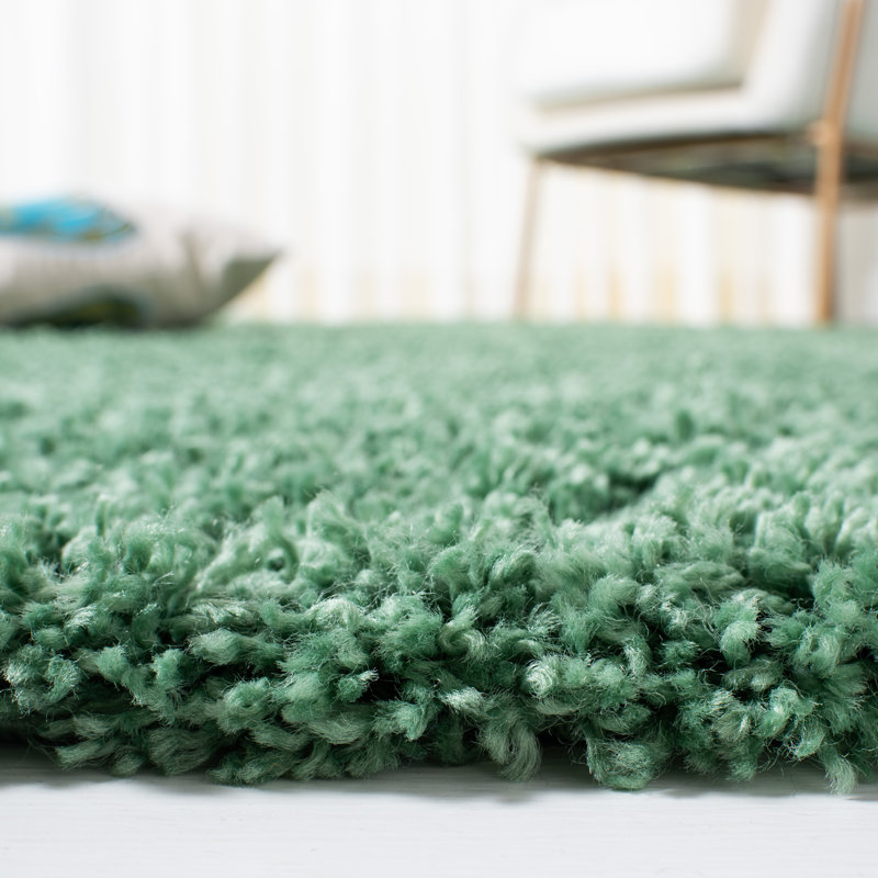 Evalle Performance Solid Color Rug, Square 6'7"