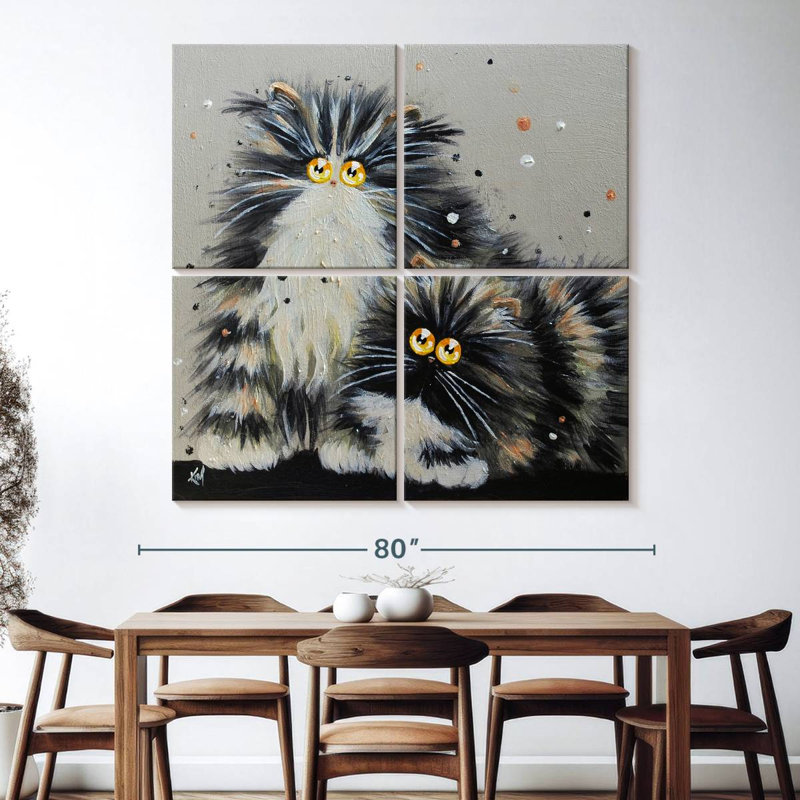 Brampt Rodney And Dave, 74'' H x 74'' W