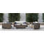 Tommy Hilfiger Oceanside Outdoor Side Table with Storage, Coastal Grey Wicker