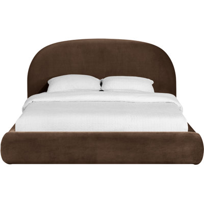 Kat Velvet Performance Fabric Upholstered Bed