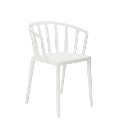 Venice Plastic Outdoor Stacking Dining Armchair