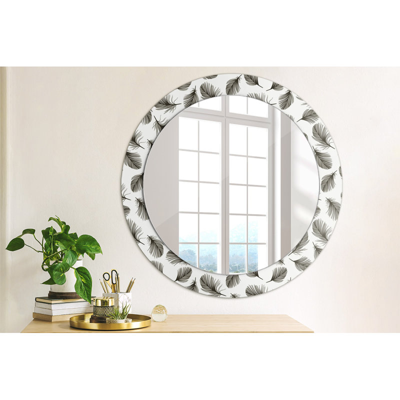 Huldar Glass Flat Wall Mirror