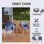 Chaise d'appoint (ensemble de 4)-1009005588