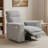 Weddel 37.2" Wide Modern Corduroy Power Recliner with Swivel and Glider