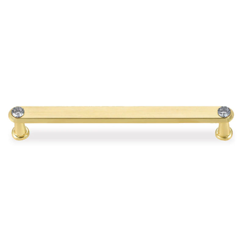 Poignée barre 3,8 po Outremount, Laiton brossé