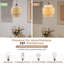 Inigo Bamboo Boho Pendant Lamp 1 pc.