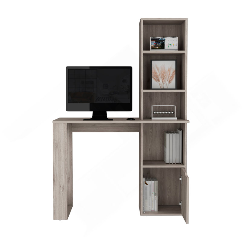 Computer Desk With Bookcase And Cabinet