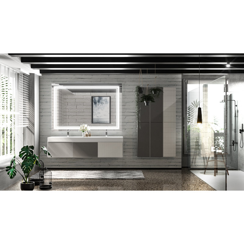 Miroir de salle de bain / meuble-lavabo Adorna, 40 po x 28 po