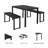 Bargo Four Leg Dining Set