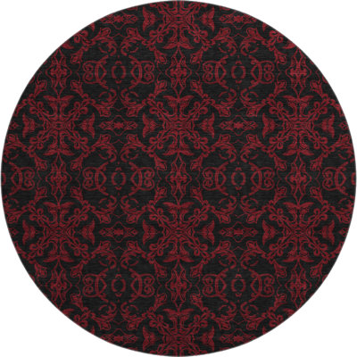 Premium Machine Washable Prisco Red Rug