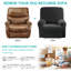 Housse pour fauteuil inclinable à coussins carrés/rectangulaires-1367264838