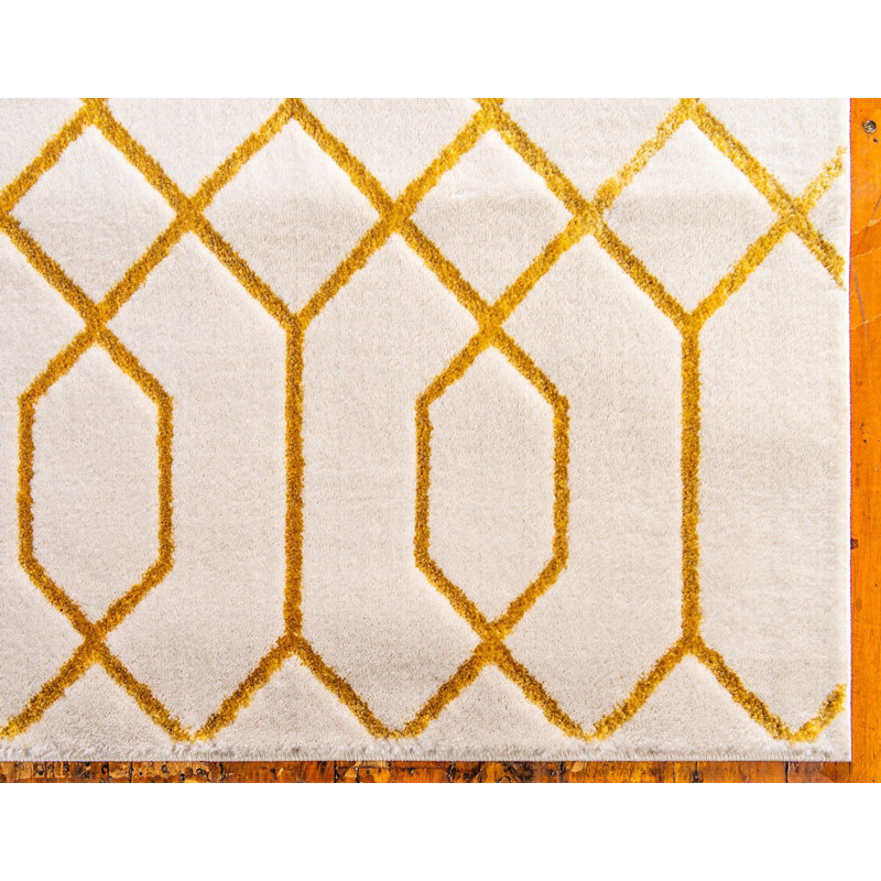 Geometric Area Rug, Rectangle 61 cm x 94 cm