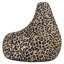 Dalton Leopard Print Woven Recliner Bean Bag