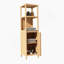 Armoire de rangement multifonctionnelle en bambou pour salle de bain