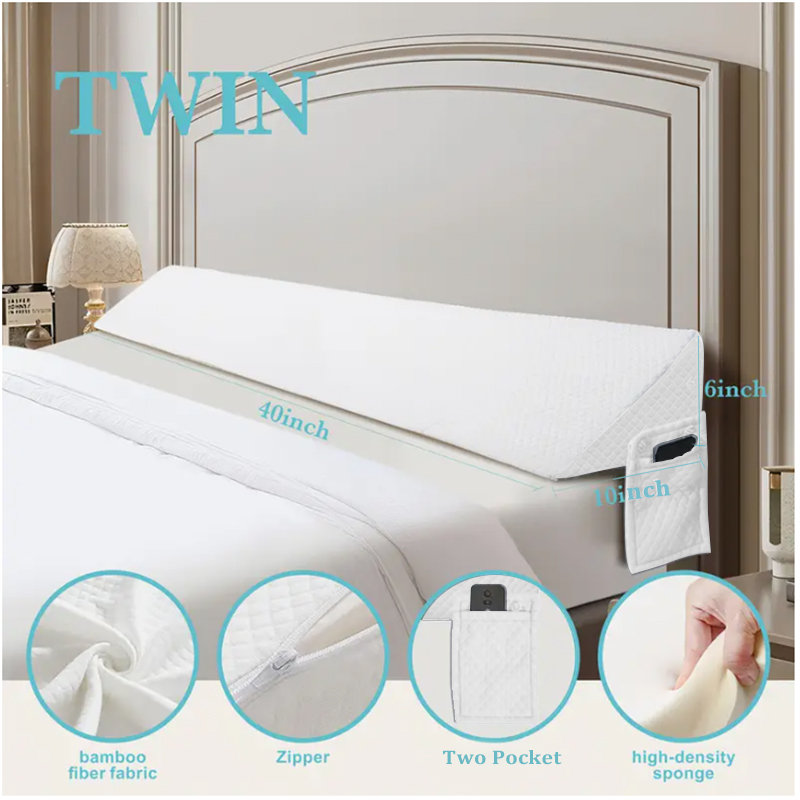 Coussin blanc avec coussin d'air 99 * 24,5 * 15cm250g