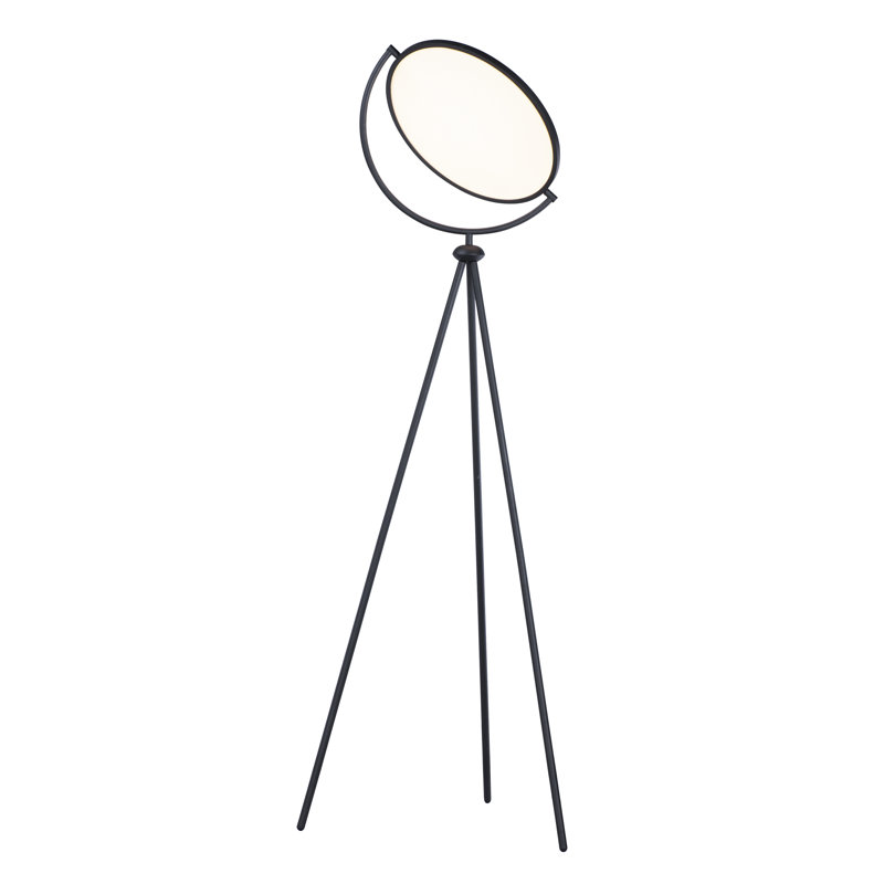 Sawera 68'' Black LED Tripod Floor Lamp