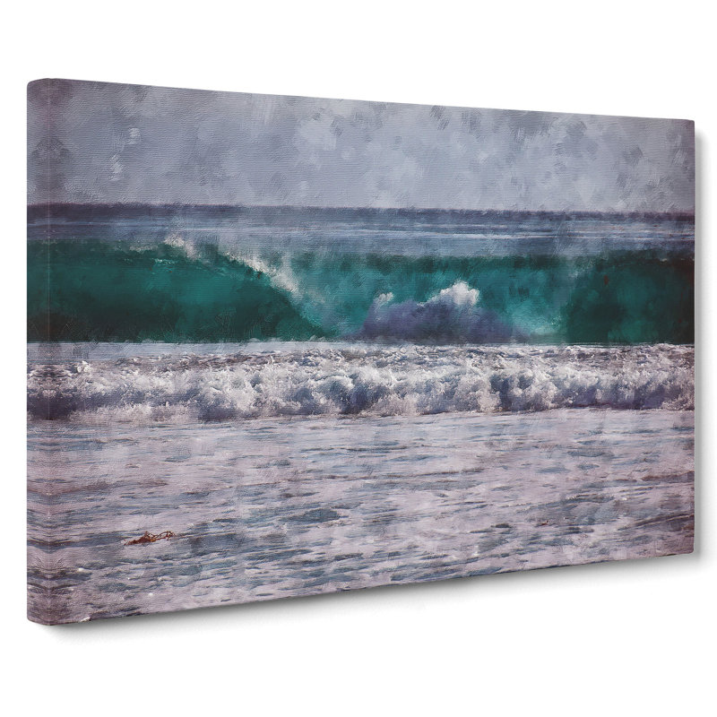 Ocean Wave - Wrapped Canvas, 35cm H x 50cm W x 3cm D