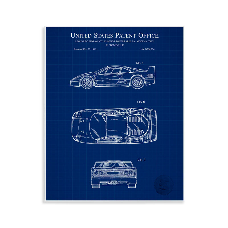 Art automobile, "Blue Car" par Charles Hronek