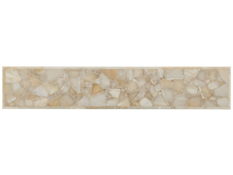 Melange 64.75'' W Stone Console Table